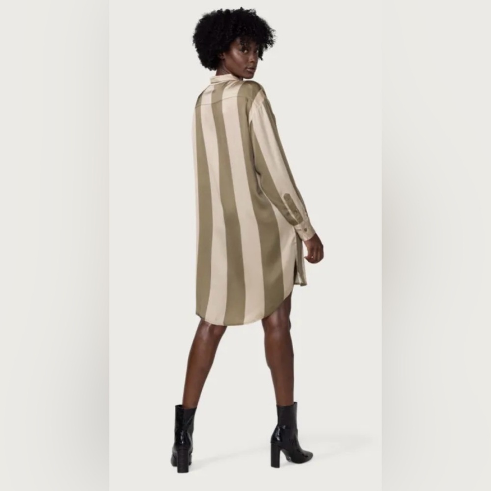 NWT Womens Shirt Dress - Olive Size Large - Picture 3 of 8
